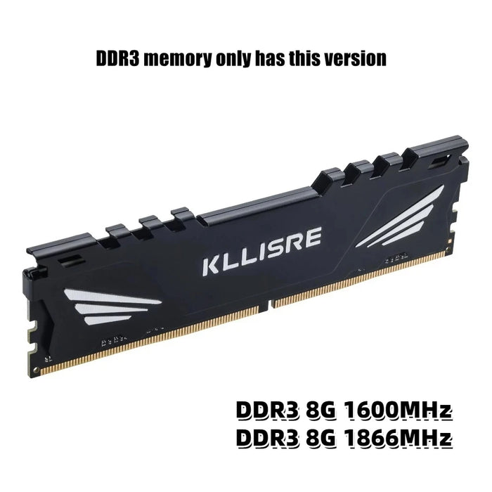 Kllisre DDR3 DDR4 4GB 8GB 16GB memoria Ram 1600 1866 2666 3200 MHz Desktop Dimm Non ECC