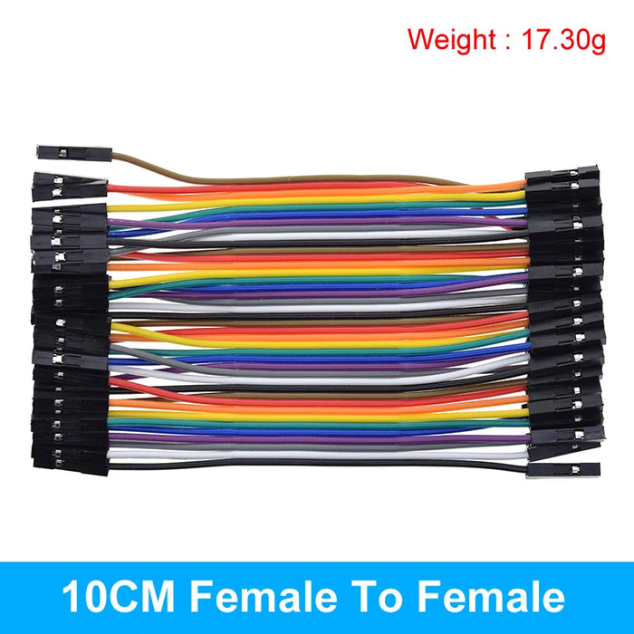 TZT Dupont Linea 10CM 20CM 30CM 40Pin Maschio a Maschio + Maschio a Femmina e Femmina a Femmina Jumper Wire Dupont Cavo per Arduino