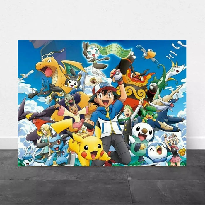 Pokemon 5D pittura diamante fai da te mosaico cartone animato giapponese anime arte kit punto croce ricamo strass regalo per bambini