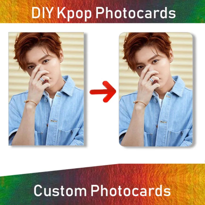 Photocard personalizzato Kpop photogolds Lomo Business Album Photo Kpop Cards Gift