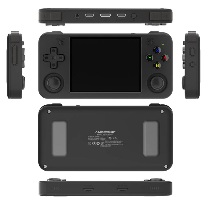 ANBERNIC RG35XX H Console di gioco portatile Linux schermo IPS da 3.5 pollici H700 lettore di videogiochi retrò 3300mAh 64G 5528 giochi classici