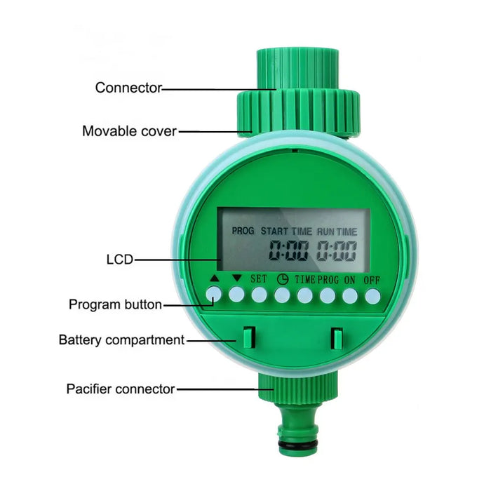 Display LCD Timer elettronico per l'irrigazione del giardino dispositivo di controllo dell'irrigazione della valvola di intelligenza del Controller di irrigazione automatico