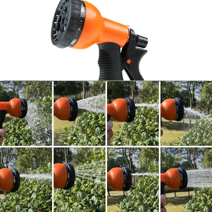 Ugello per tubo ad alta pressione 8 modalità Spray per irrigazione irrigazione per fiori da giardino irrigatore per irrigazione ugello regolabile strumento per l'irrigazione dell'auto