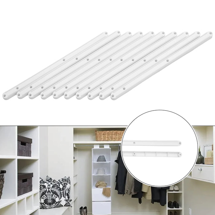 10 pezzi Draw Rail guide per cassetti in plastica 180/235/298mm Draw runner sostituzione Draw Rail guide per cassetti in plastica Hardware per la casa