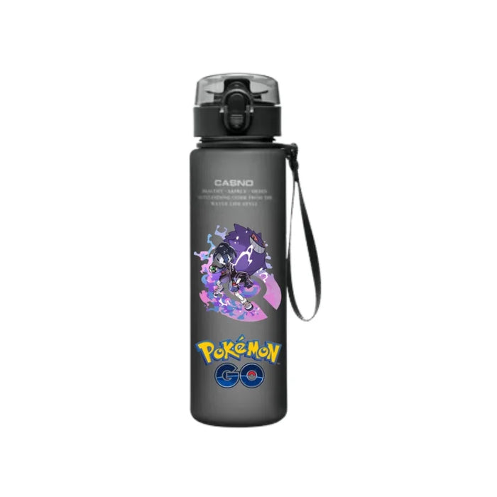 560ML Pokemon Tazza di Acqua Anime Portatile Per Bambini Carino Pikachu Gengar Plastica Sport All'aria Aperta Bottiglia di Acqua di Grande Capacità Regali