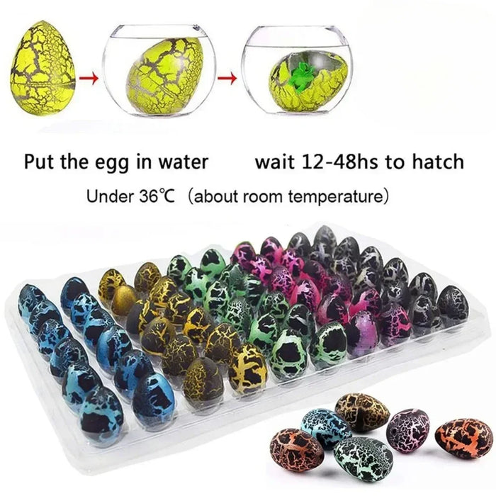 10 pz/set Uova Di Dinosauro Magiche Da Cova In Acqua Crescente Uovo Di Dinosauro Allevamento di Animali Giocattoli Educativi per I Bambini Regali Per Bambini