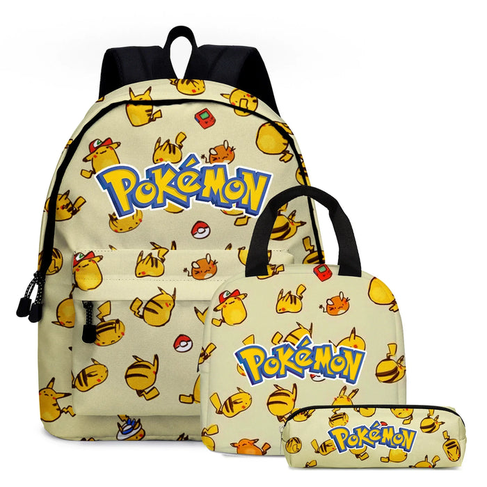 Pokemon School Bags zaini Pikachu Anime figure borse per bambini borsa da viaggio di grande capacità ragazze ragazzi regali di natale giocattoli