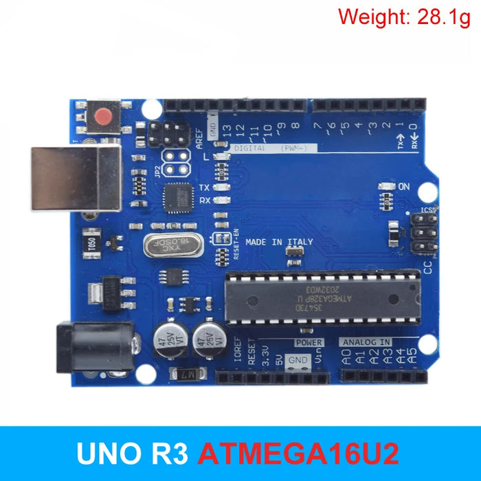 Intelligente Elettronica Scheda di Sviluppo ONU R3 MEGA328P ATMEGA16U2 Senza Cavo USB per arduino Diy Starter Kit