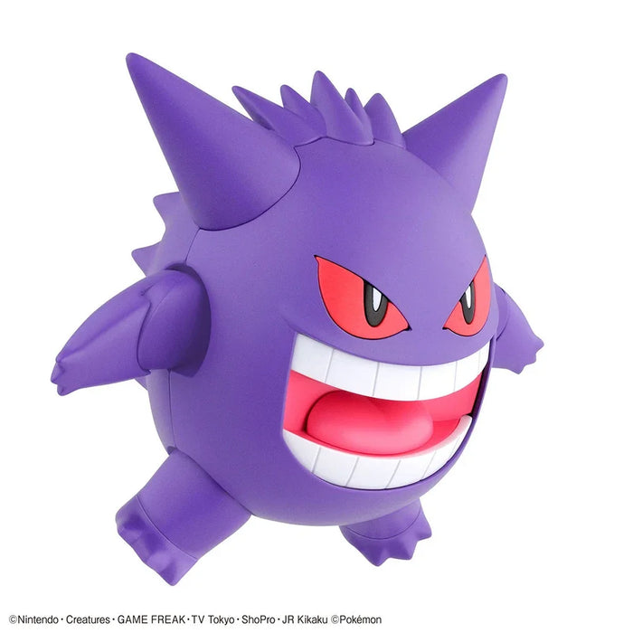 Original Bandai Pokemon Figures Plamo Gengar Anime Game Gifts Action Figure Assembly ornamenti da collezione Figure Model Toys