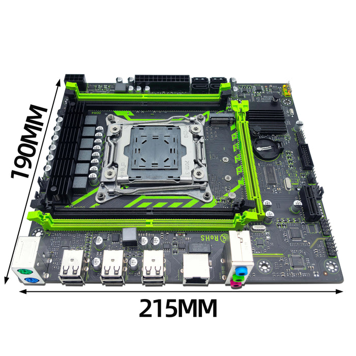 X99-8D4 Kit Set scheda madre ZSUS con CPU Intel LGA2011-3 Xeon E5 2630 V4 DDR4 16GB (1*16GB) 2133MHZ memoria RAM NVME M.2 SATA