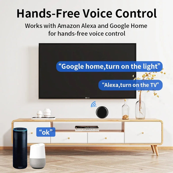 Smart Tuya WiFi IR telecomando universale RF Smart Universal Infrared per Smart Home Control funziona con Alexa Google Home