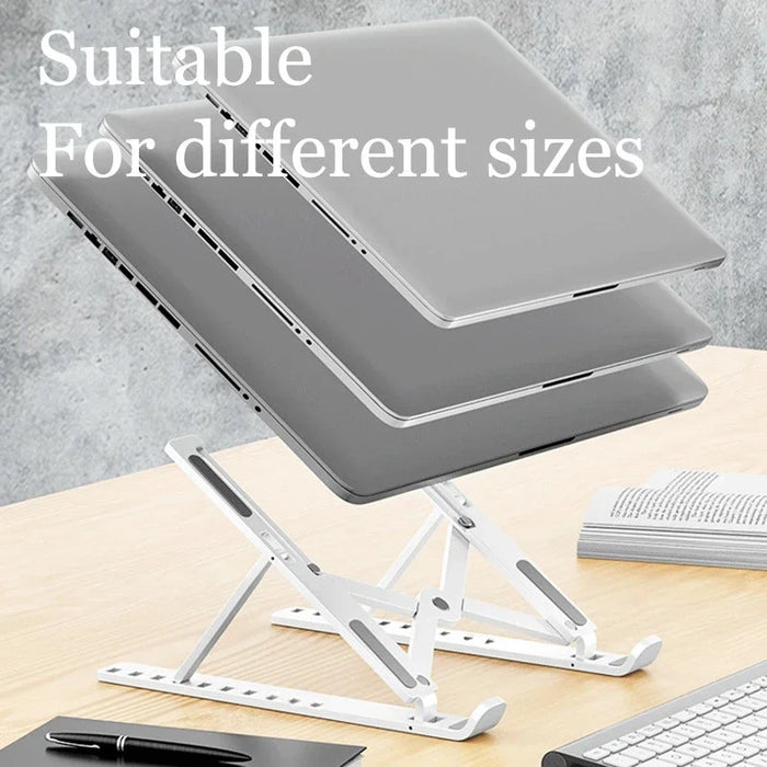 Supporto per Laptop pieghevole supporto per staffa per Notebook portatile regolabile supporto in ABS per accessori Macbook Air Pro conveniente