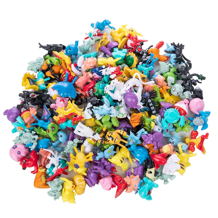 24-144 pz Pokemon figura modello Pikachu bambole Anime 2-3CM decorazione ornamentale non ripetere Mini modello giocattolo regalo di natale per bambini