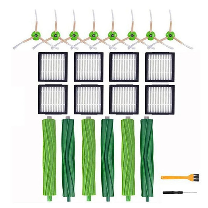 Rotolo di spazzole per filtri Hepa per iRobot Roomba I7 E5 E6 serie I3 accessori per aspirapolvere Robot filtro Hepa spazzola laterale panni per mocio