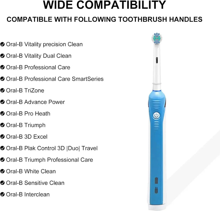 4/8/16 pezzi testine di ricambio per spazzolino elettrico Oral-B Fit Advance Power/Pro Health/Triumph/3D Excel/Vitality