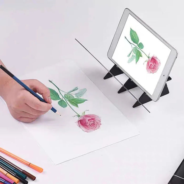 Tracciamento d'imitazione del tavolo da disegno ottico portatile con strumento di apprendimento dello schermo di proiezione adatto per Tablet Mobile