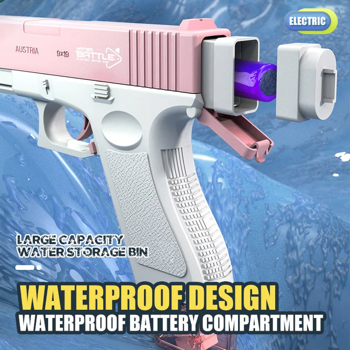 Nuova pistola ad acqua pistola elettrica giocattolo da tiro Full Automatic Outdoor Beach Gun Summer Water Beach Toy per bambini ragazzi ragazze adulti