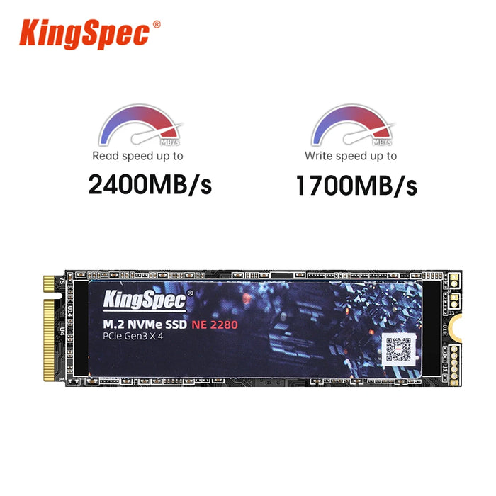 KingSpec M2 SSD NVMe 256GB 512GB 1TB 128GB M.2 NMVe 2280 PCIe 3.0 Disco rigido Unità a stato solido interna per laptop desktop