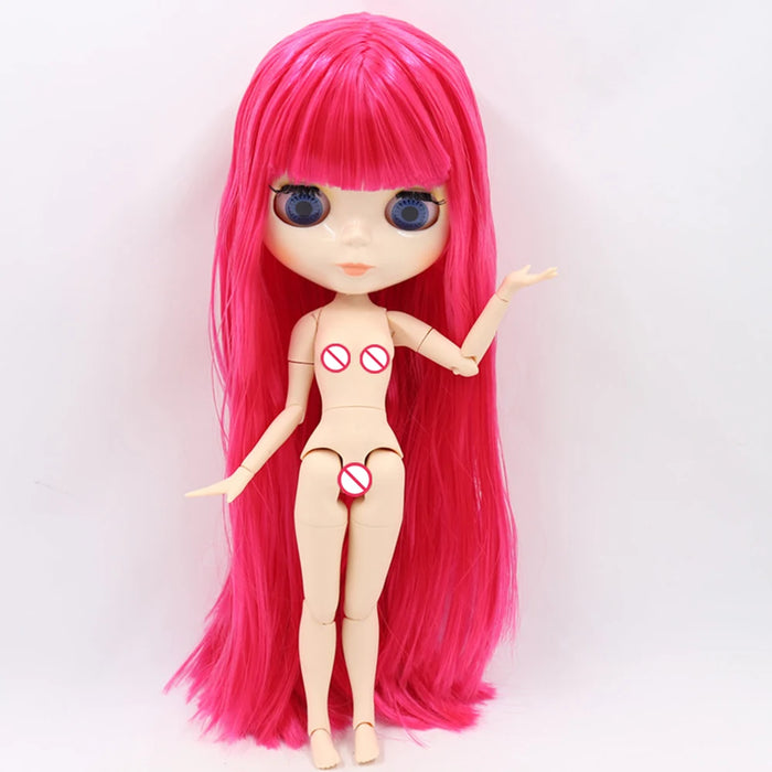 ICY DBS Blyth Doll Joint Body 30CM BJD Toy White Shiny Face e viso smerigliato con mani Extra AB e Panel 1/6 bambola di moda fai da te